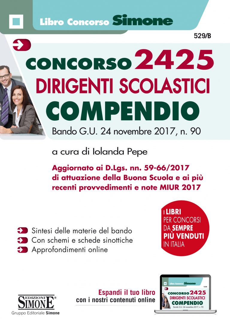 529/B - Concorso Dirigenti Scolastici - Compendio 2023 - Simone Concorsi