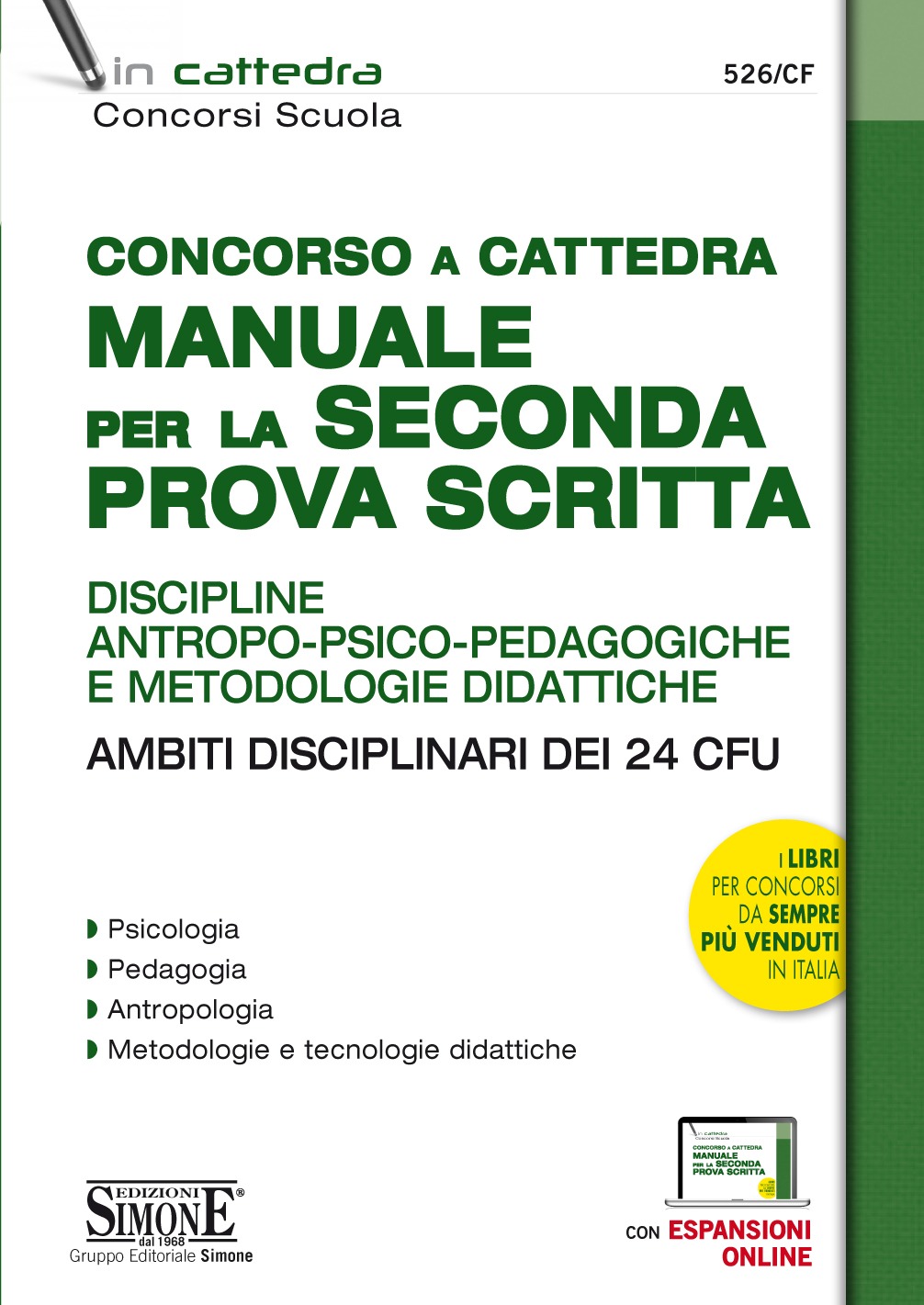 526/CF - Concorso a Cattedra Manuale per la Seconda Prova Scritta - Simone  Concorsi