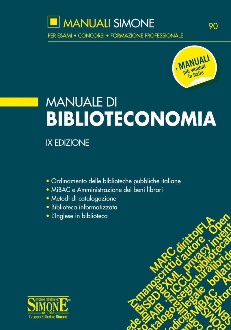 90 - Manuale Di Biblioteconomia - Simone Concorsi