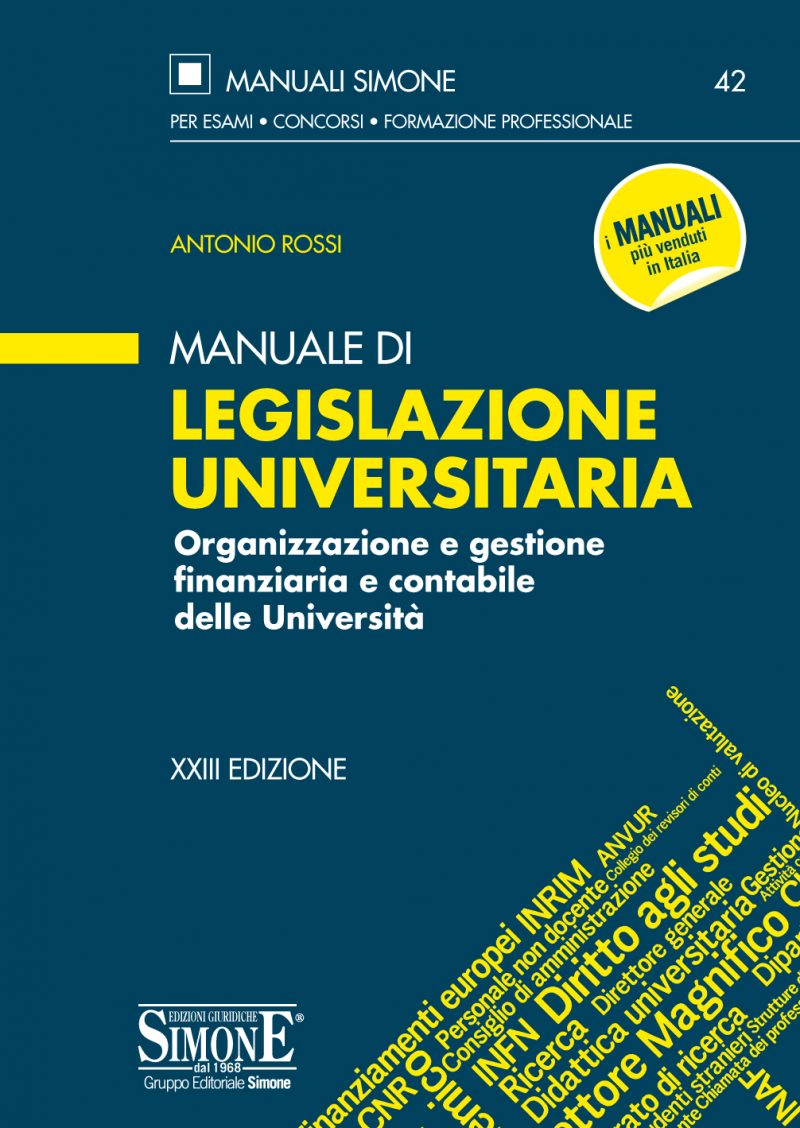 42 - Manuale Di Legislazione Universitaria - Simone Concorsi News ...