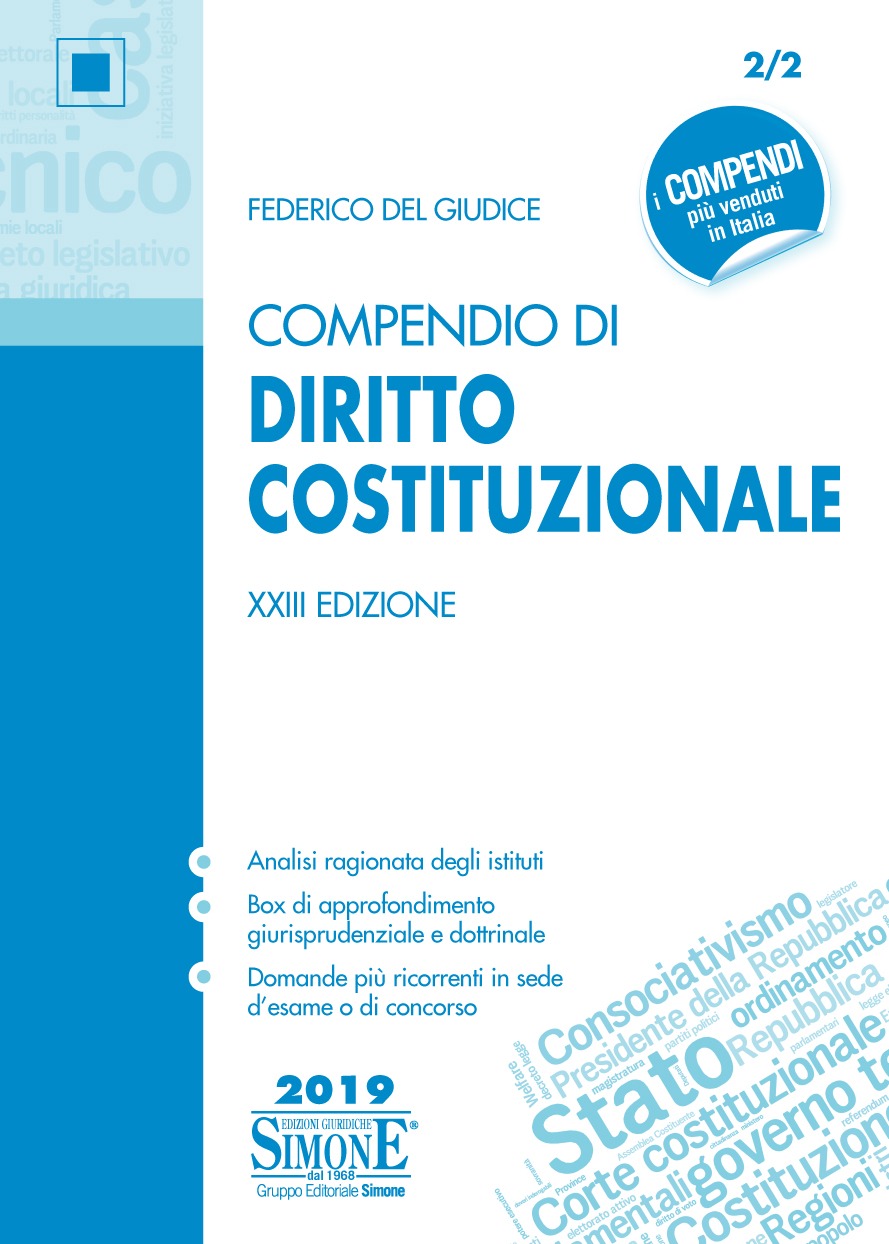 2/2 - Compendio Di Diritto Costituzionale - Simone Concorsi News ...