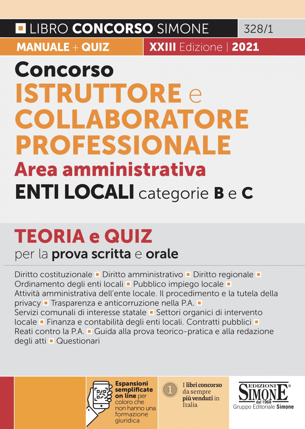 328/1 - Concorso Istruttore E Collaboratore Professionale Area ...