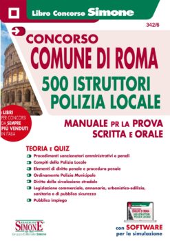 Concorso 500 Istruttori Polizia Locale Comune di Roma
