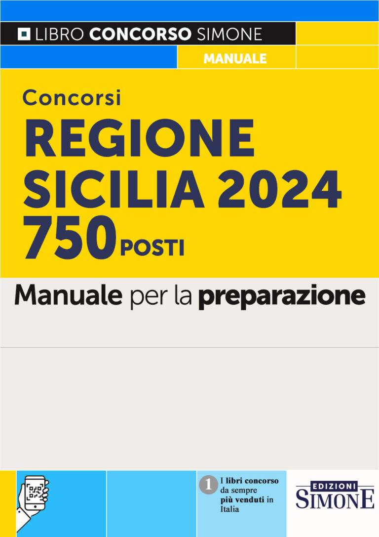 Concorsi Regione Sicilia 2024 750 posti Simone Concorsi