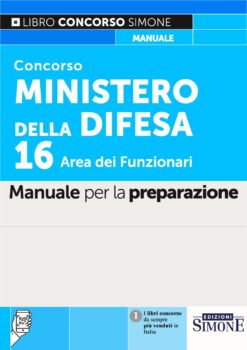 Concorso Ministero della Difesa: 16 Funzionari